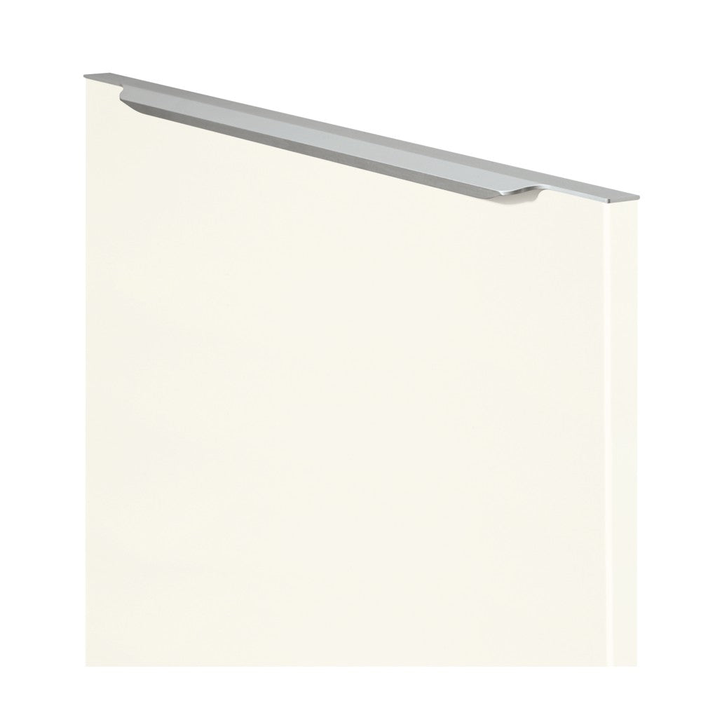 nobilia Griff 550 Griffleiste Edelstahlfarbig