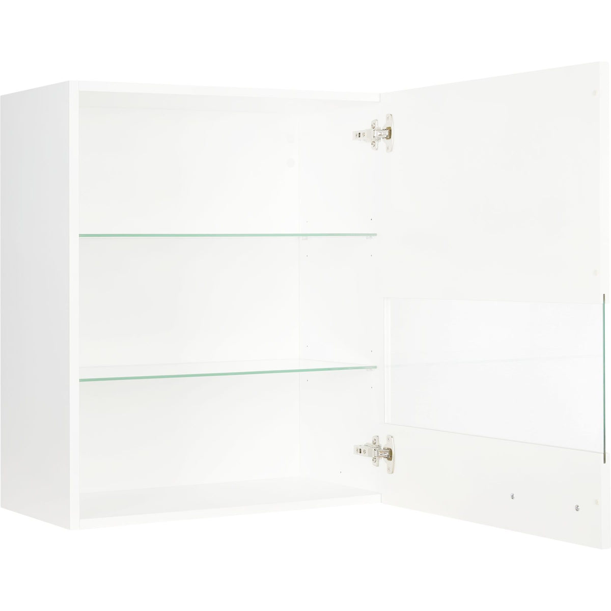 nobilia Hängeschrank WGLS60-01  mit Segmentglastür und 2 Glaseinelegeböden 60cm rechts