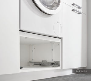 nobilia Hauswirtschaftsraum Laser 427 Alpinweiss 360 cm konfigurierbar Detail