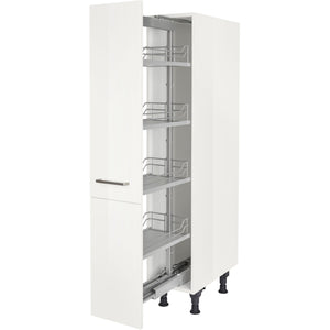 nobilia Highboard Apothekerschrank HA30 30 cm Alpin Weiss Hoch Glanz 503 Flash 648