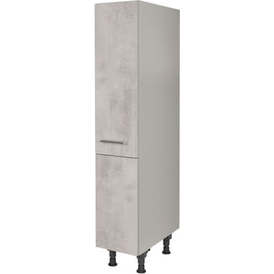 nobilia Highboard Apothekerschrank HA30 30 cm Beton Grau Hellgrau Anthrazit 892 Riva 371