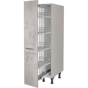 nobilia Highboard Apothekerschrank HA30 30 cm Beton Grau Hellgrau Anthrazit 892 Riva 371