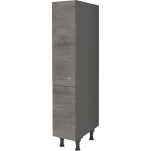 nobilia Highboard Apothekerschrank HA30 30 cm Beton Schiefergrau Dunkel Anthrazit 889 Riva 371