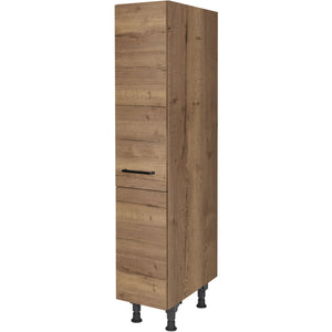 nobilia Highboard Apothekerschrank HA30 30 cm Eiche Havanna Dunkel 402 Structura 382