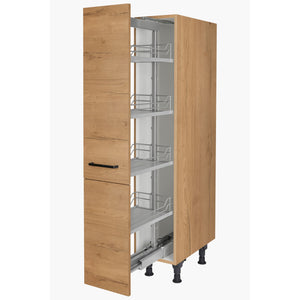 nobilia Highboard Apothekerschrank HA30 30 cm Eiche Sierra Hell 405 Structura 382