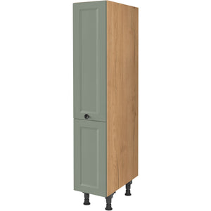 nobilia Highboard Apothekerschrank HA30 30 cm Schilf Grün matt 776 Cascada 684