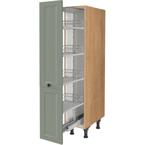 nobilia Highboard Apothekerschrank HA30 30 cm Schilf Grün matt 776 Cascada 684