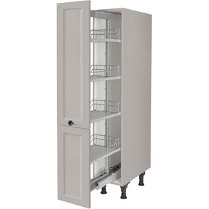 nobilia Highboard Apothekerschrank HA30 30 cm Stein Grau Matt 772 Cascada 684