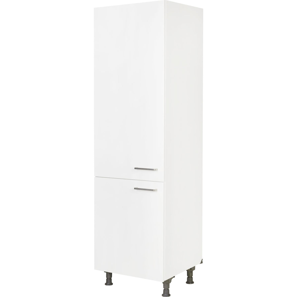 nobilia Hochschrank G123-1 in  Weiß für  Kühl-Gefrierkombination, 2 Türen, links