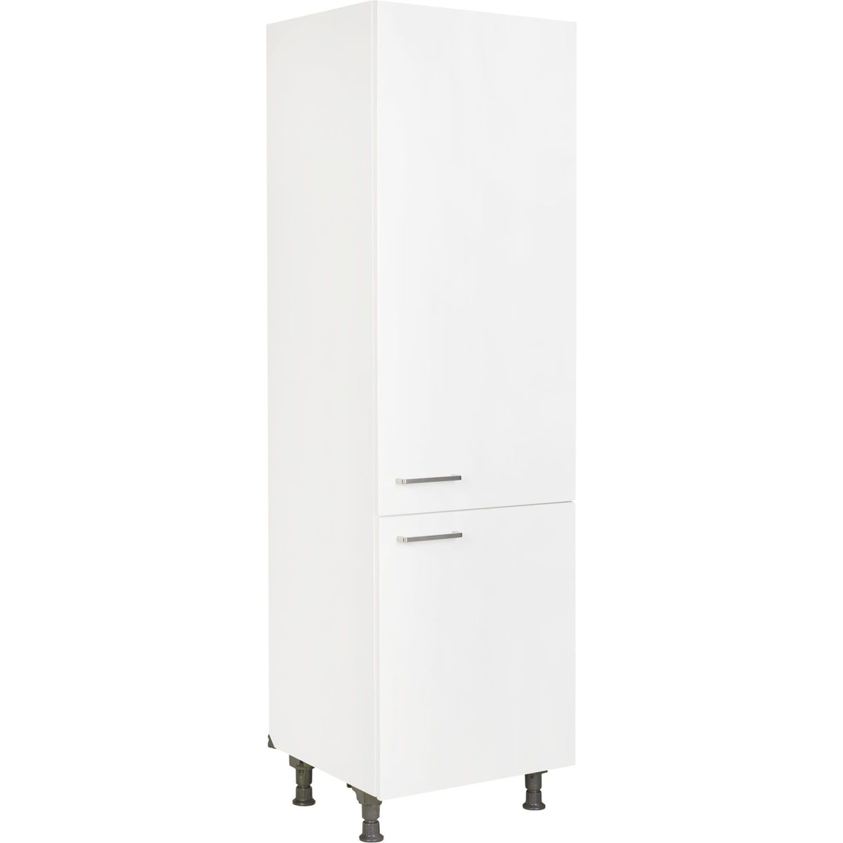 nobilia Hochschrank G123-1 in 332  Alpinweiß für  Kühl-Gefrierkombination, rechts