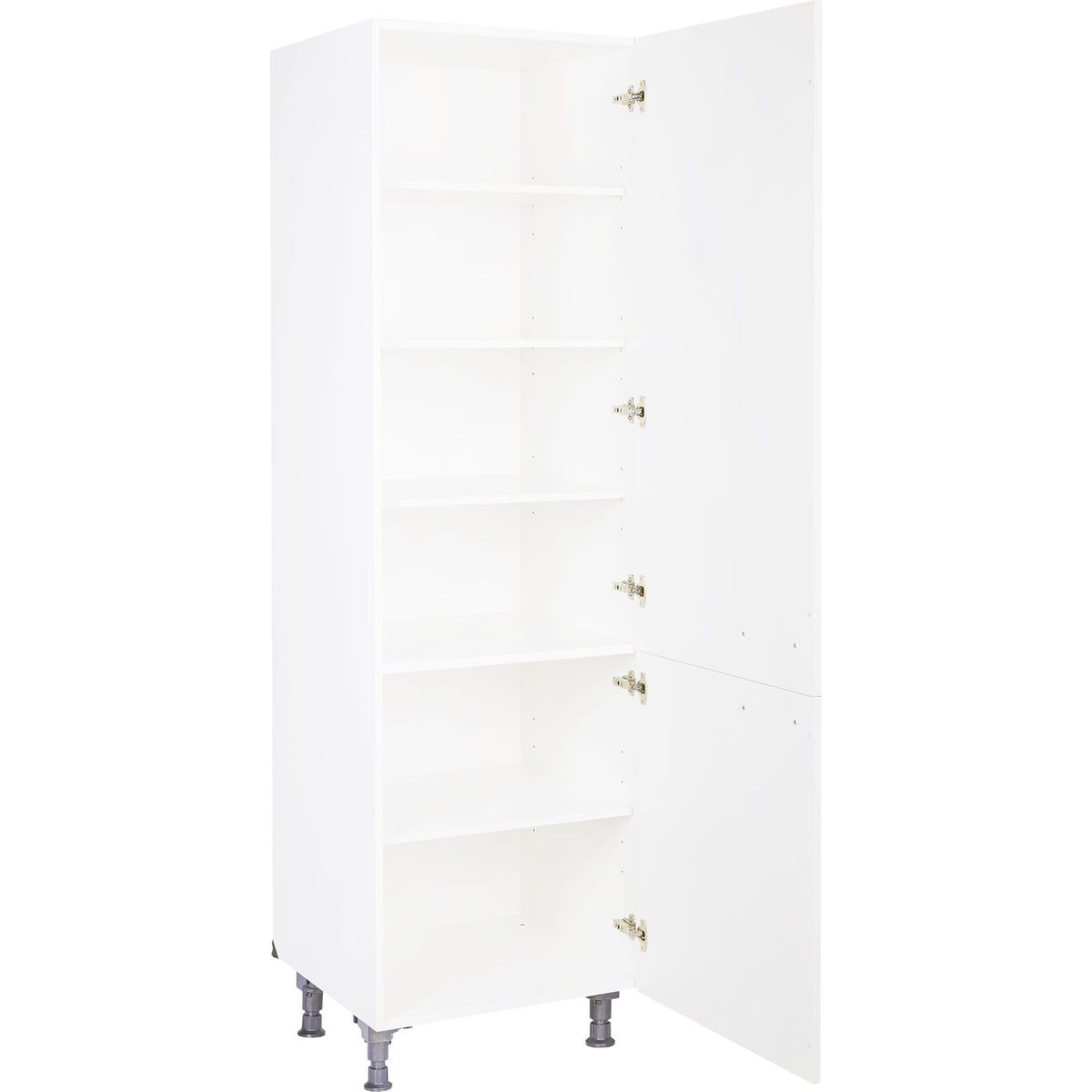 nobilia Hochschrank HDV60-1 60cm in 332 Alpinweiß Geschirr- und Vorratsschrank 2-türig rechts