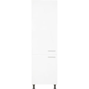 nobilia Hochschrank HDV60-1 60cm in Alpinweiß Geschirr- und Vorratsschrank 2 Türen links