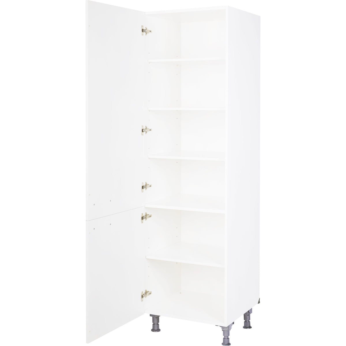 nobilia Hochschrank HDV60-1 60cm in Alpinweiß Geschirr- und Vorratsschrank 2-türig link