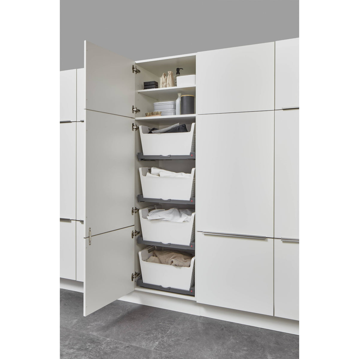 Hochschrank Waeschekorb Tablar Laundry Area HWTAB601 24061