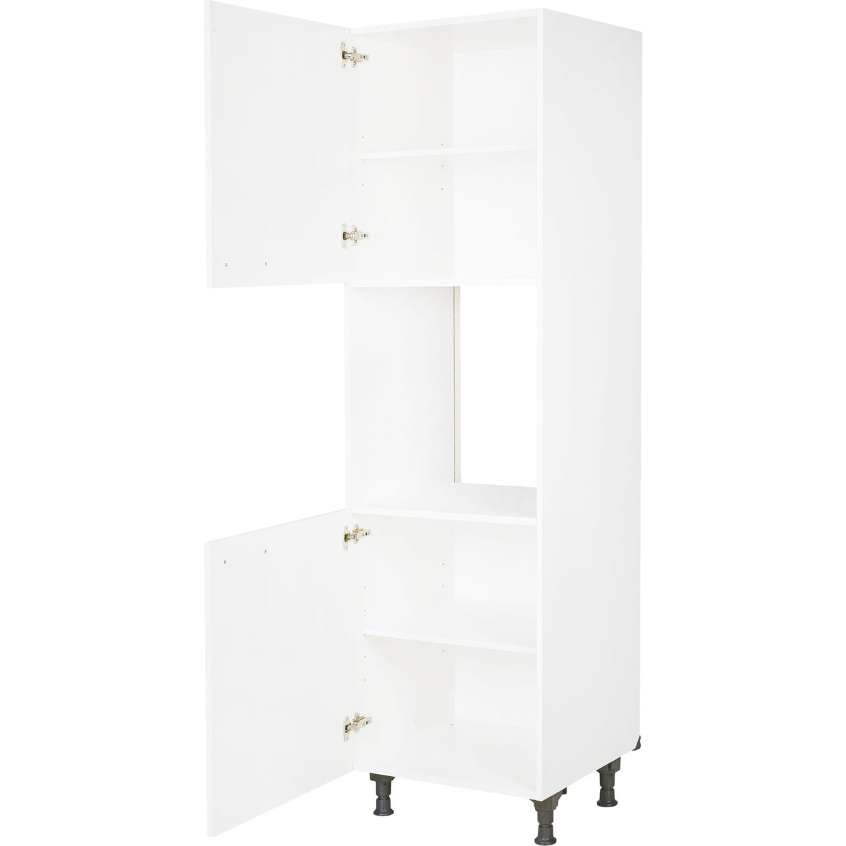 nobilia Hochschrank für Backofen GO-1 60cm 2-türig, 332 Alpinweiß links (3)