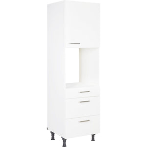 nobilia Hochschrank für Backofen und Mikrowelle GOS2A-1 60cm 1 Schublade, 2 Auszüge, 1 Tür rechts
