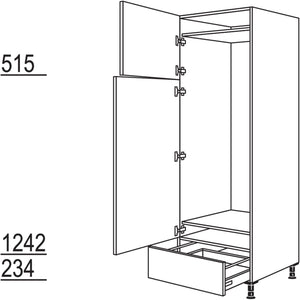nobilia Hochschrank für Kühl-Gefrierkombination G145A - 41377-top-shelf.de