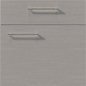 nobilia Küchen Frontüren Muster, Frontmuster - 808 Inox Stahl gebürstet Nachbildung 216 Möbelfront
