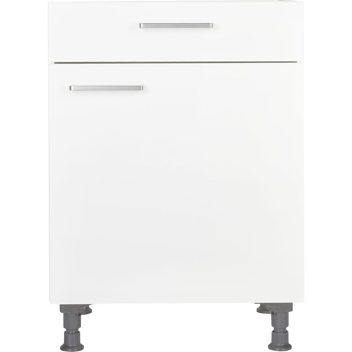 nobilia KS60 Unterschrank für autarkes Kochfeld Kochstellenschrank 60cm Weiß 1 Schublade