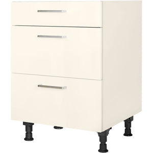 nobilia Kochstellenschrank KS2A60 60 cm Beige Magnolia super matt 336 Touch 317