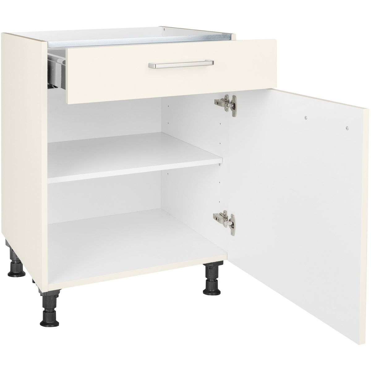 nobilia Kochstellenschrank KS60 60 cm Beige Magnolia super matt 336 Touch 317