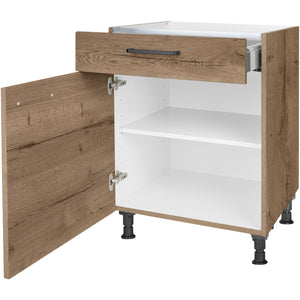 nobilia Kochstellenschrank KS60 60 cm Eiche Havanna Dunkel 402 Structura 382