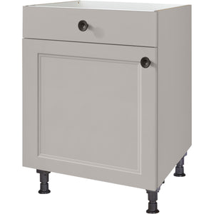 nobilia Kochstellenschrank KS60 60 cm Stein Grau Matt 772 Cascada 684