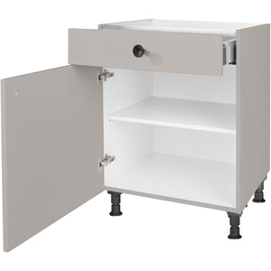 nobilia Kochstellenschrank KS60 60 cm Stein Grau Matt 772 Cascada 684