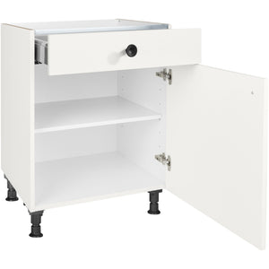 nobilia Kochstellenschrank KS60 60 cm Weiss Matt 774 Cascada 684