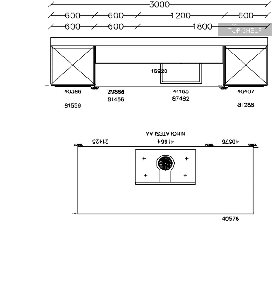 nobilia Küche Artis 937 Glasoptik Titano matt 300+240 cm Maße