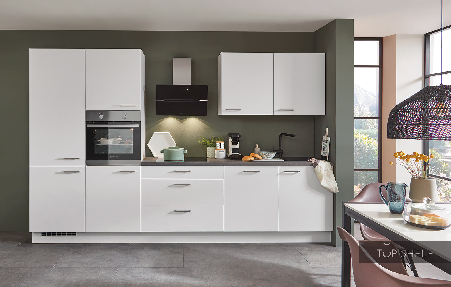 nobilia cuisine repas 330 cm cuisine équipée entièrement configurable sans appareils électroménagers