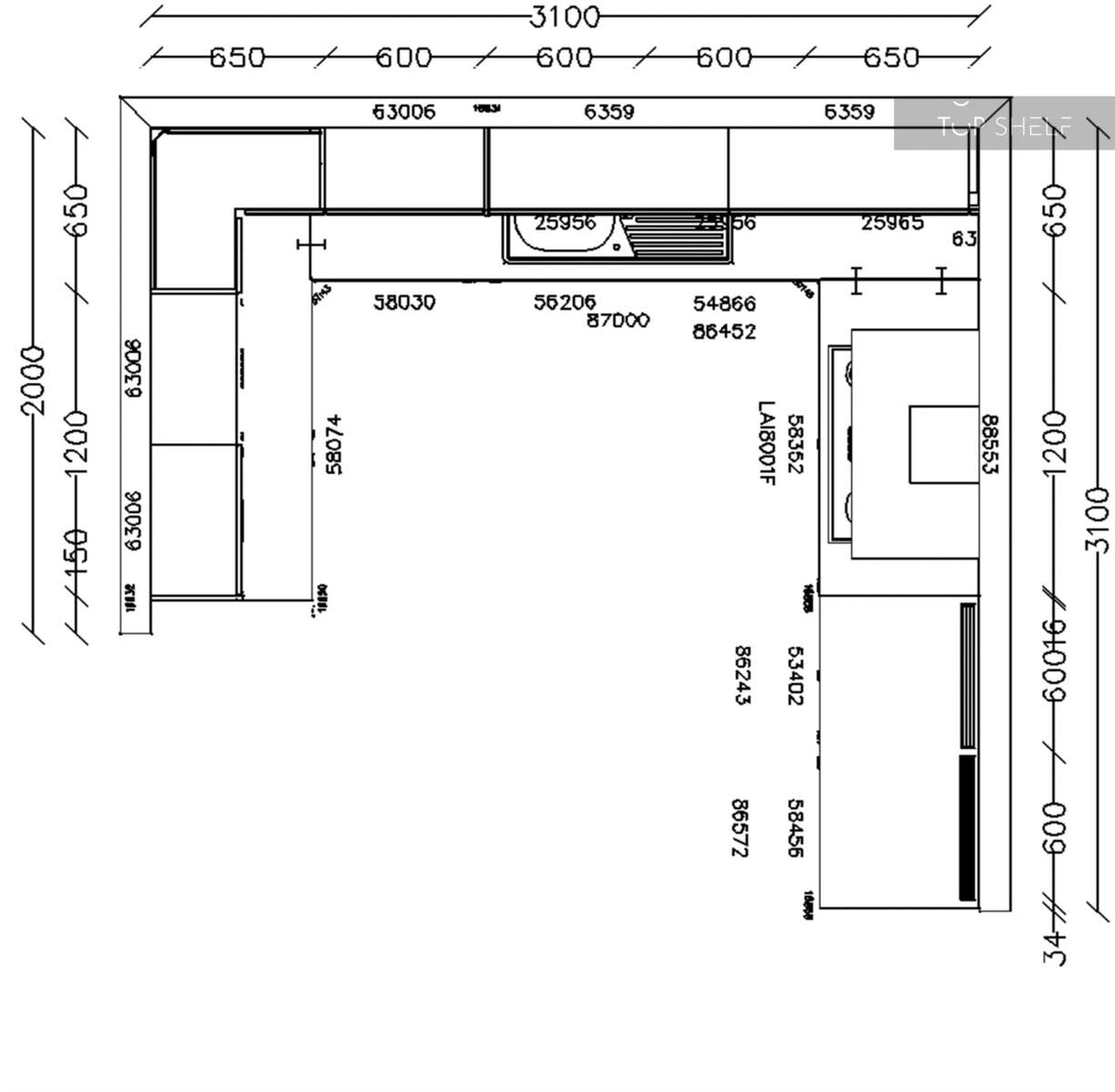 nobilia Küche Fashion 165 Lack Steingrau matt 310x320x190cm Maße