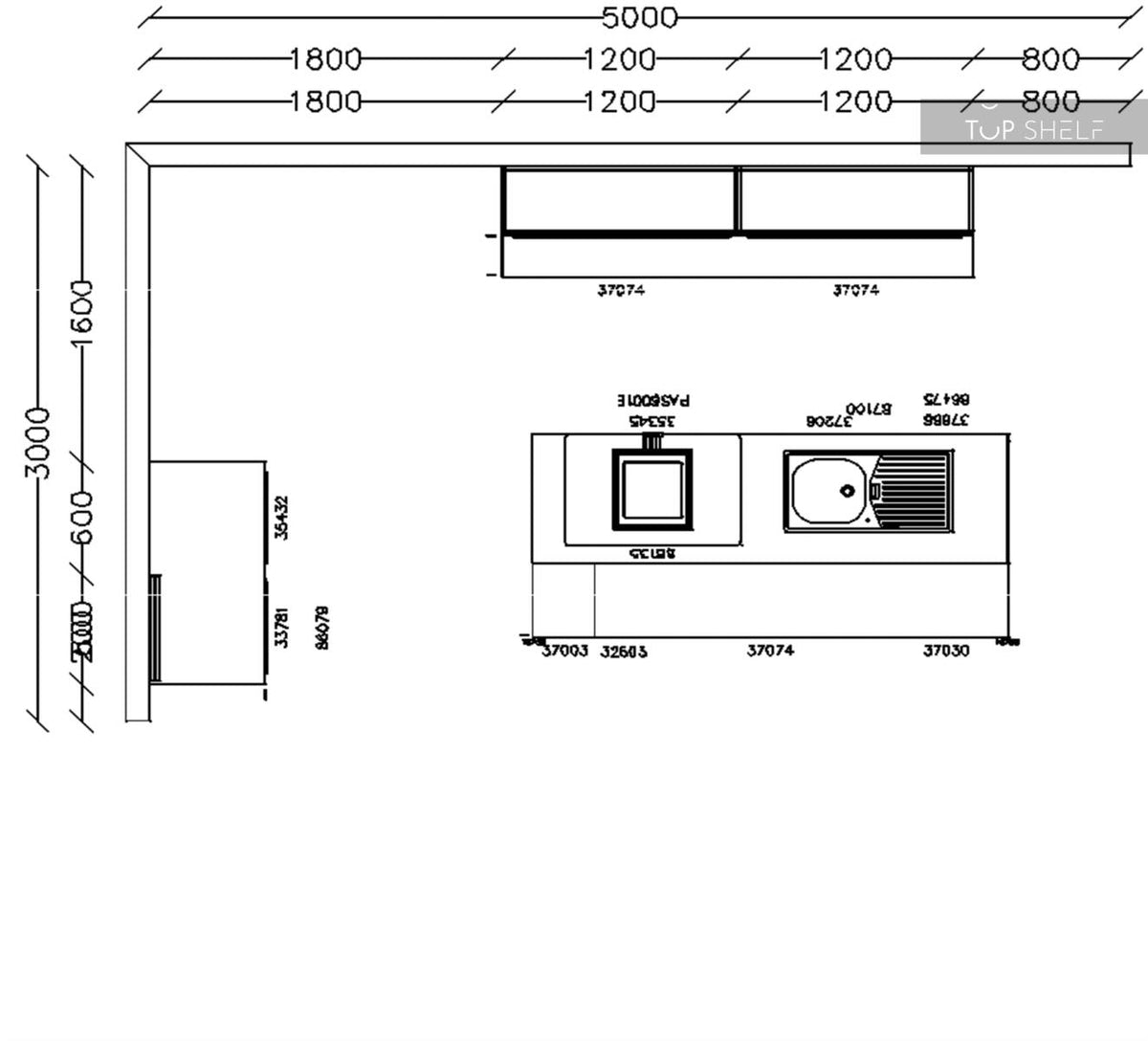nobilia Küche Flash 503 Lacklaminat Alpinweiss Hochglanz 240+240+120 Maße