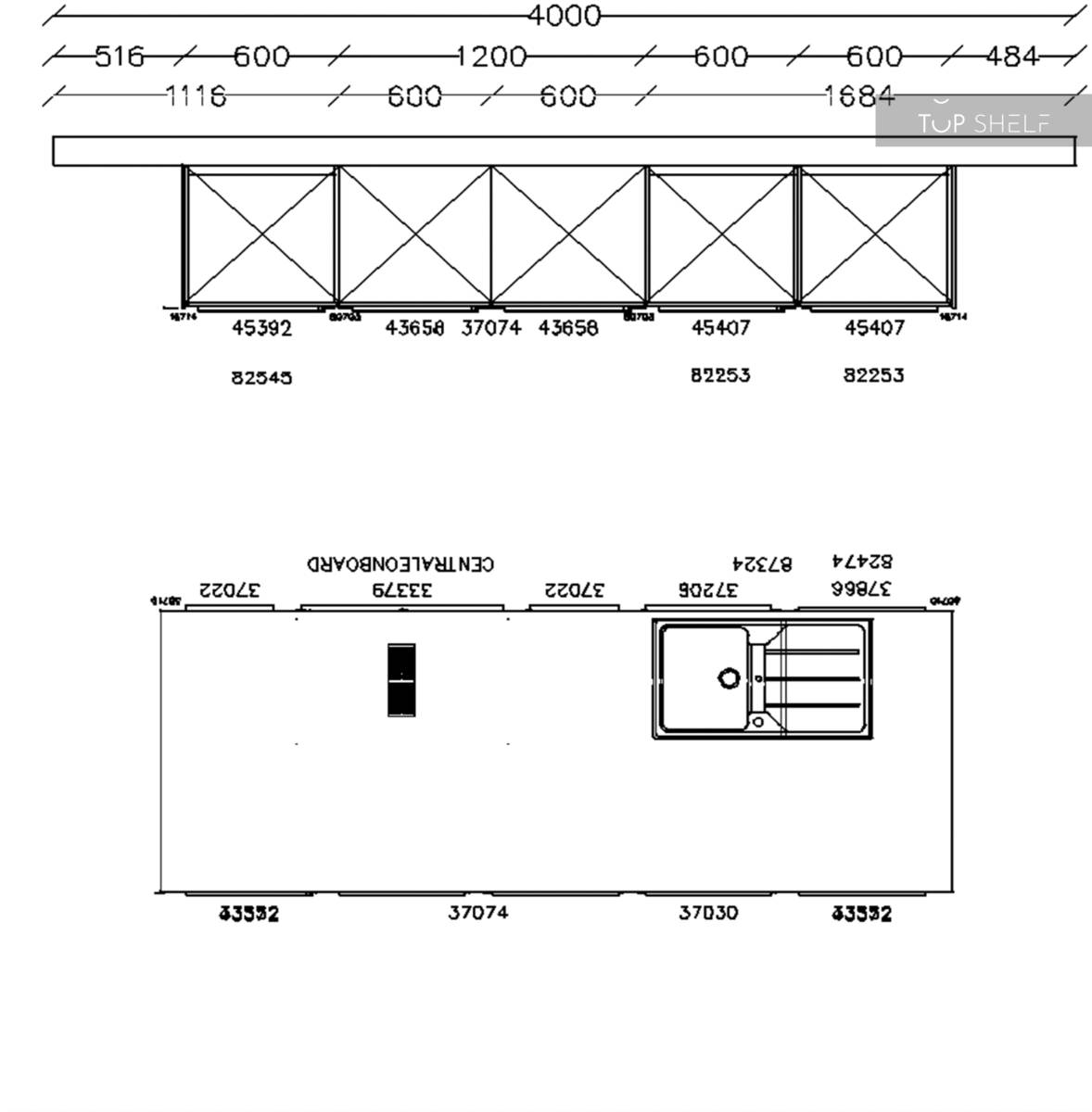 nobilia Küche Flash 503 Lacklaminat Alpinweiß Hochglanz  + Structura Eiche Eero Maße
