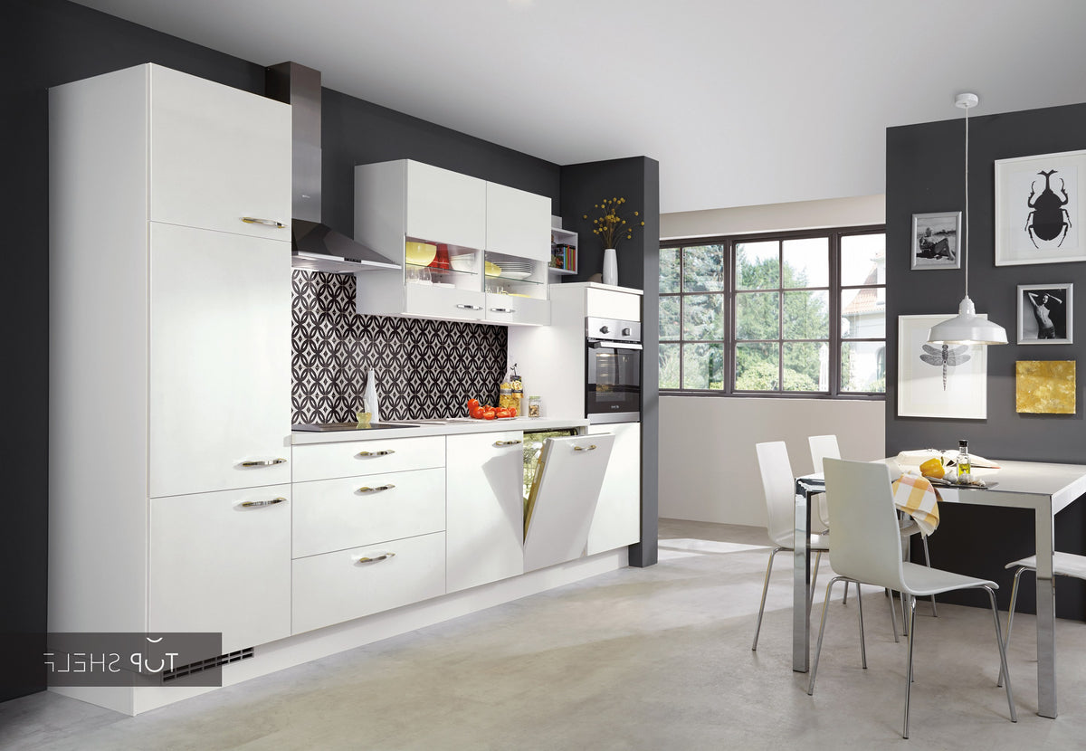 nobilia kitchen unit Laser 427 Alpine white 330 cm configurable