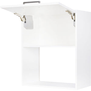 nobilia Küchen-Hängeschrank für Mikrowelle WM60 Wandschrank Küchenschrank 60 cm weiß WMJE60