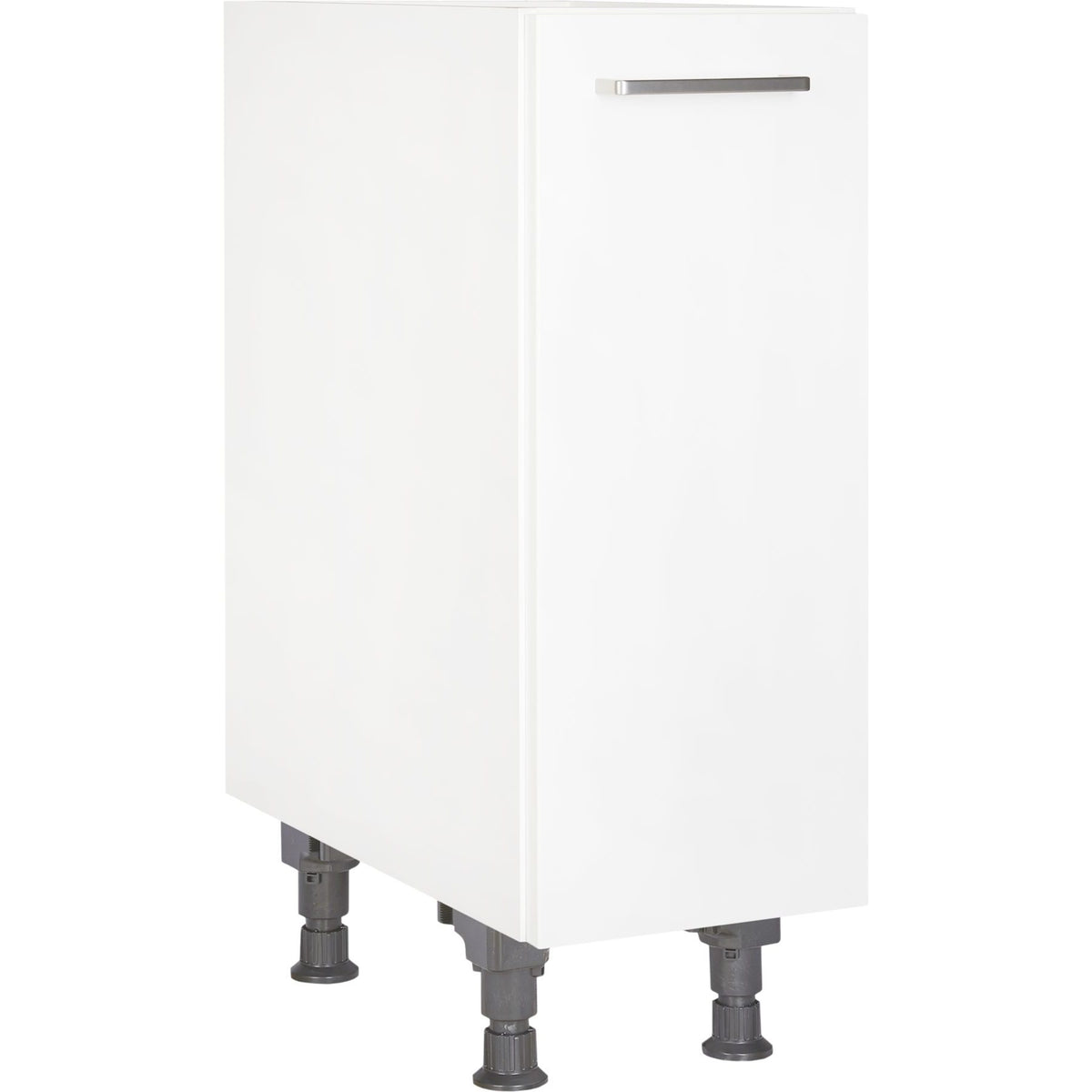 nobilia Küchen-Unterschrank UD30 Alpinweiß, 1 Tür, 1 Einlegeboden , 30cm, Anschlag links