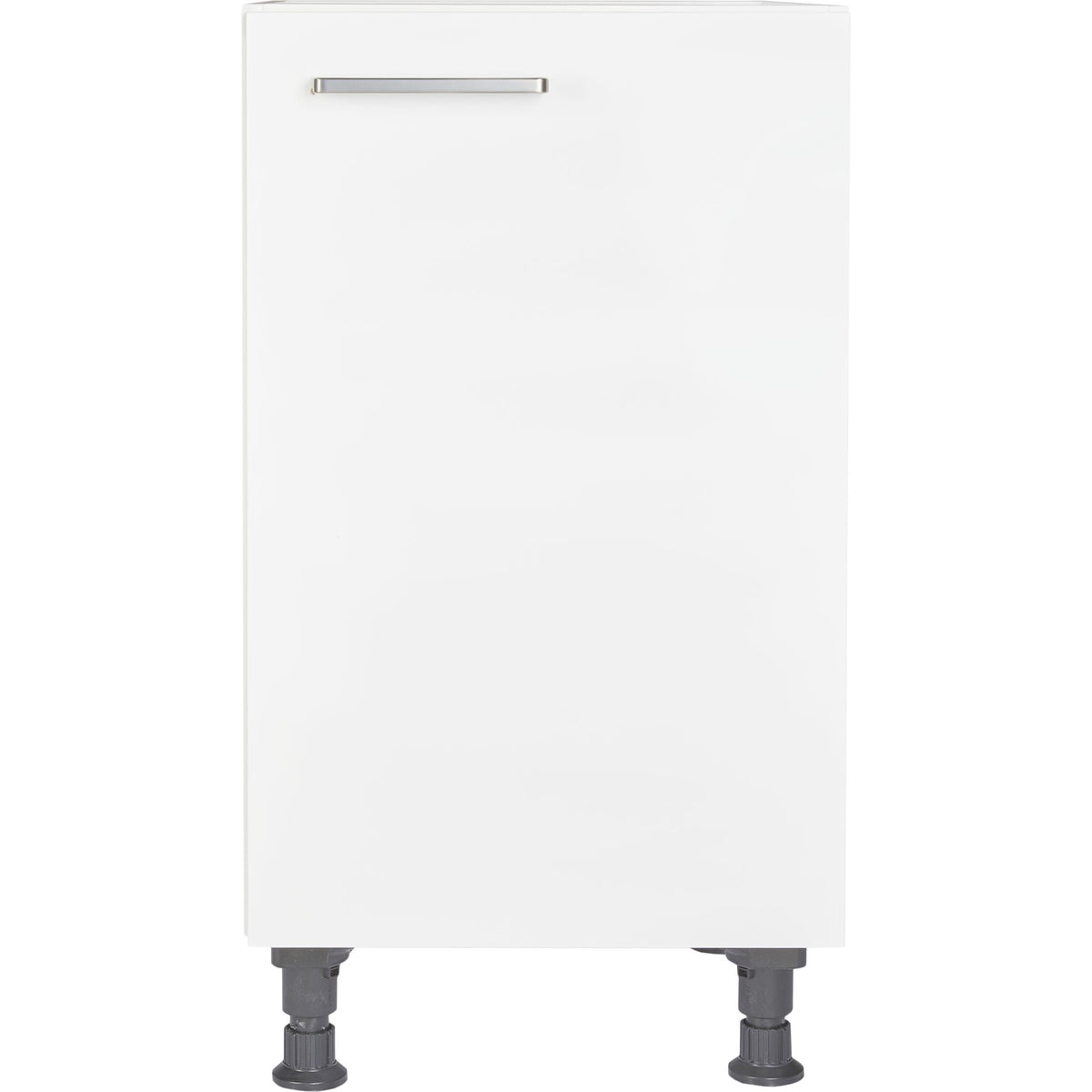 nobilia Küchen-Unterschrank UD45 Alpinweiß, 1 Tür, 1 Einlegeboden , 45cm, rechts