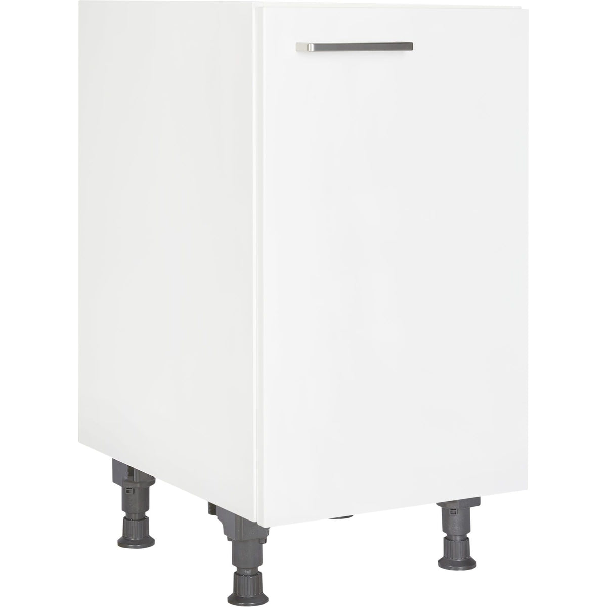 nobilia Küchen-Unterschrank UD45 Weiß, 1 Tür, 1 Einlegeboden , 45cm, rechts