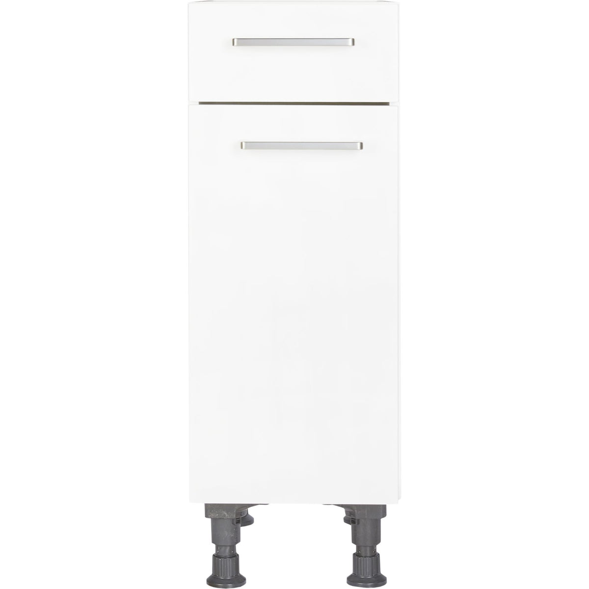 nobilia Küchen-Unterschrank US30  Weiß mit Schublade 30cm, 1 Einlegeboden, links