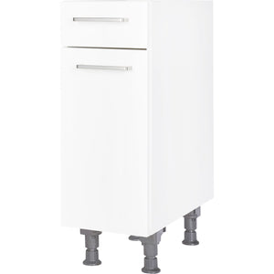 nobilia Küchen-Unterschrank US30  Weiß mit Schublade 30cm, 1 Einlegeboden,Linksanschlag