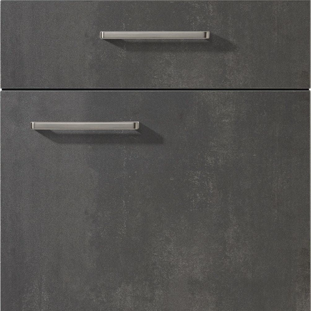 nobilia Küchen Frontüren Muster, Frontmuster - 615 Laser Schwarzbeton 463 Möbelfront