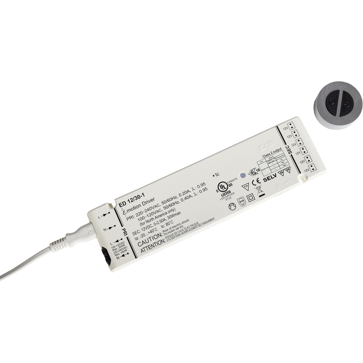 nobilia LED Steuerung und Funk-Fernbedienung LSETR30-F