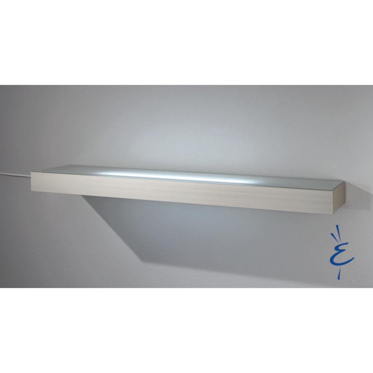 nobilia Lichtbord Denver Edelstahl-Optik in versch. Breiten 15105-top-shelf.de