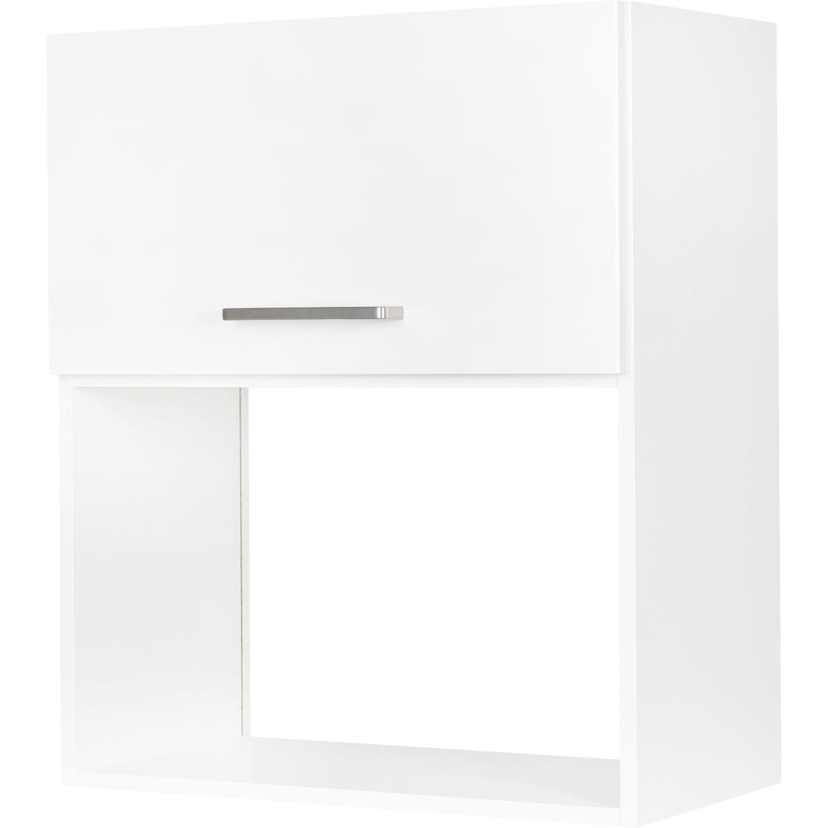 nobilia Mikrowellenschrank 60 cm weiß 1 Klappe Wandschrank Küchen-Hängeschrank  WM60-01