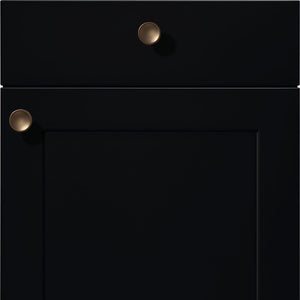 nobilia Küchen Frontüren Muster, Frontmuster - 497 Nordic Lack Schwarz Perfect matt 791 Möbelfront