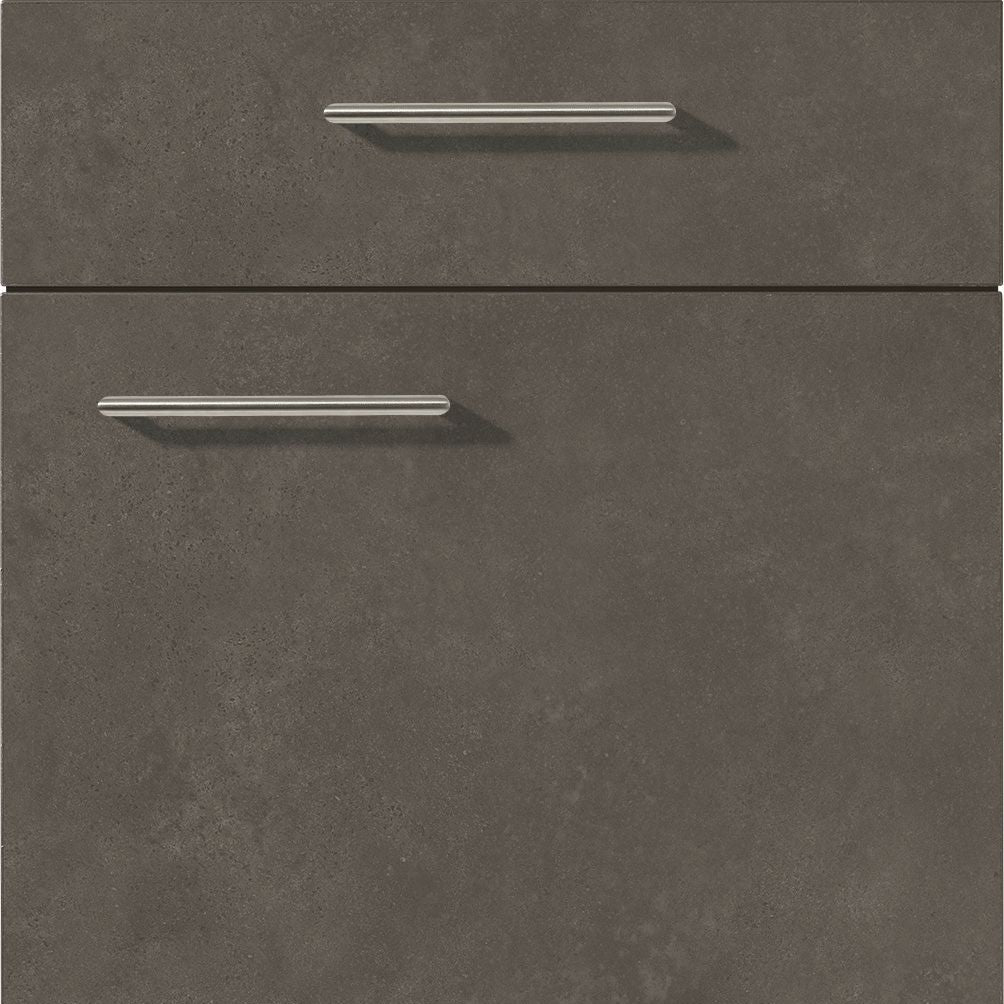 nobilia Küchen Frontüren Muster, Frontmuster - 371 Riva Beton Terragrau Nachbildung 839 Möbelfront