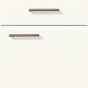 nobilia Küchen Frontüren Muster, Frontmuster - 357 Senso Lack Alpinweiß Premium matt 490 Möbelfront