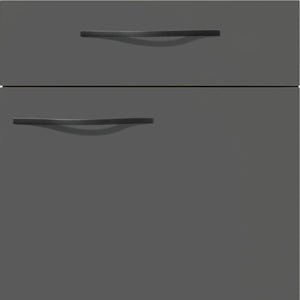 nobilia Küchen Frontüren Muster, Frontmuster - 357 Senso Lack Schiefergrau Premium matt 491 Möbelfront