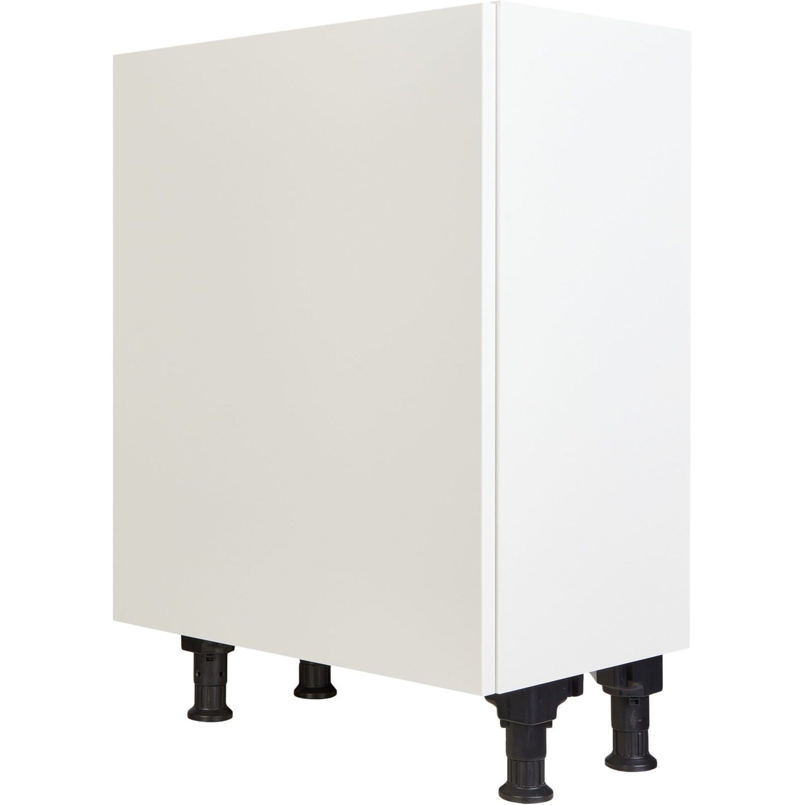 nobilia Buffet bas S60-1 blanc alpin mat, sans poignée, largeur 60 cm